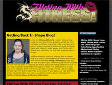 Tablet Screenshot of flirtingwithfitness.com